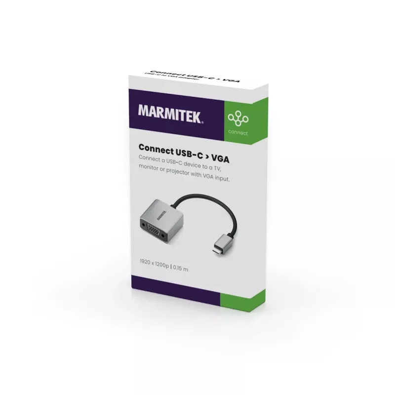 Marmitek Connect USB C prie VGA - USB-C prie VGA adapteris
