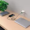 Kabelis GP baterijos CL1P 1m Pilkas Lightning USB C