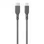 Kabelis GP baterijos CL1P 1m Pilkas Lightning USB C