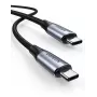 USB laidas Ugreen 80150 USB 3.2 Gen 2 USB C juodas 10 Gbit/s