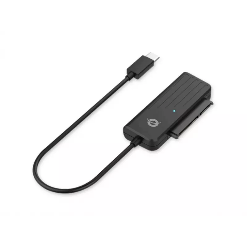 Conceptronic ABBY USB-C į SATA adapteris, juoda, Kinija, 32 mm, 12 mm, 65 mm, 22 g