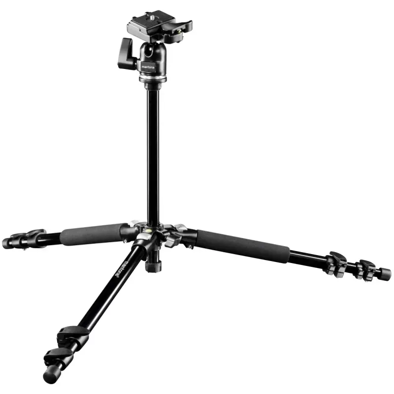 Tripod Mantona Scout MAX skaitmeniniams/analoginiams fotoaparatams, juodas