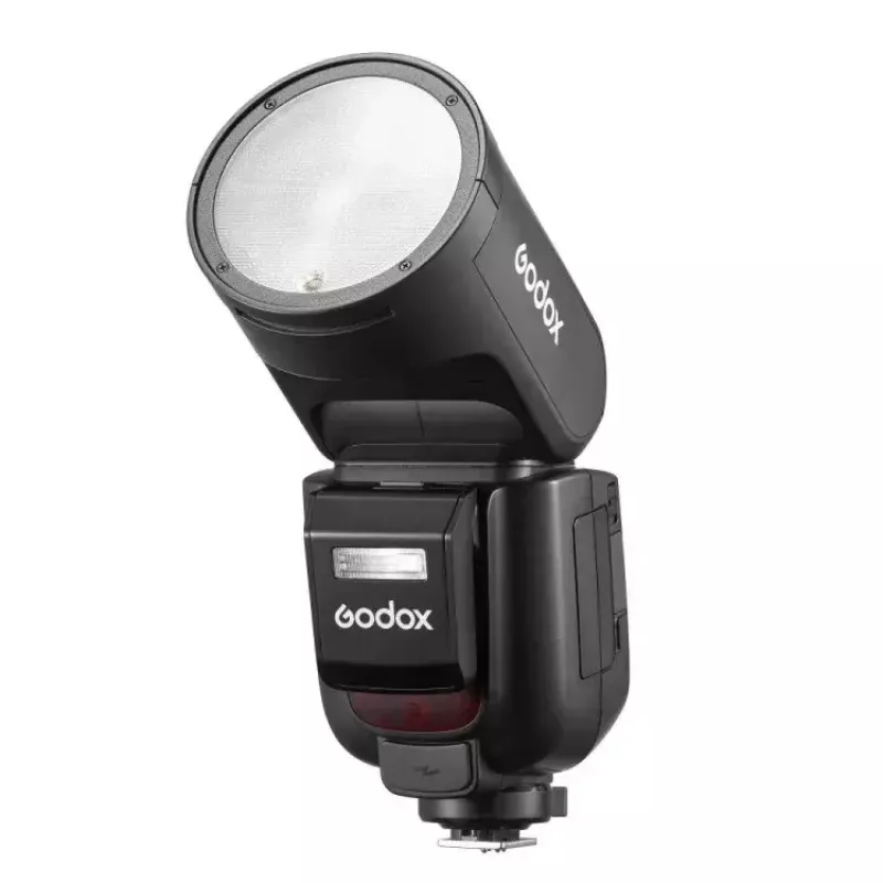 Godox V1Pro TTL Li-ion apvalios galvutės blykstė, skirta Fuji, su 1,5 s įkrovimo laiku