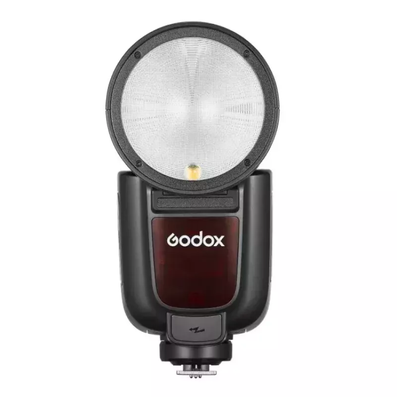 Godox V1Pro TTL Li-ion apvalios galvutės blykstė, skirta Fuji, su 1,5 s įkrovimo laiku