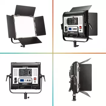Walimex Rainbow 50 W LED šviestuvas, juodas, aliuminis, plastikas, 50000 val.