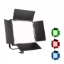 Walimex Rainbow 50 W LED šviestuvas, juodas, aliuminis, plastikas, 50000 val.