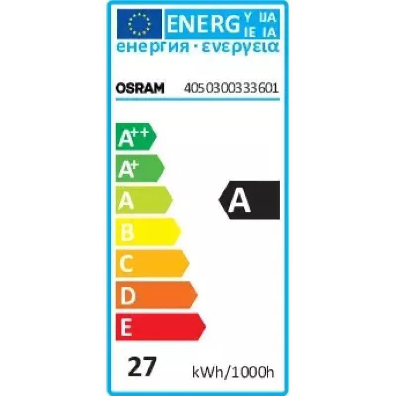 Liuminescencinė lemputė Osram DULUX F 24 W 2G10 Šiltai balta 1700 lm