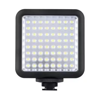 Makroblykstė Godox LED64 juoda universalaus suderinamumo 4,5 W baterija 1,5 val.