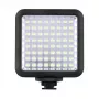 Makroblykstė Godox LED64 juoda universalaus suderinamumo 4,5 W baterija 1,5 val.