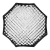 Softbox Godox SB-FW140 juodas nailonas su difuzoriais ir tinkleliu