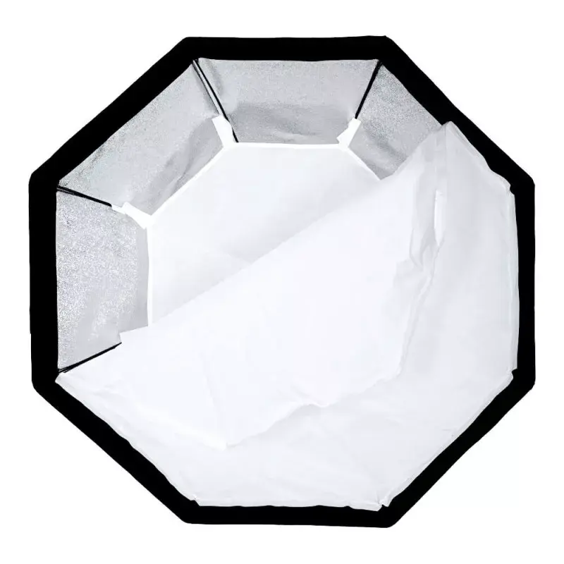 Softbox Godox SB-FW140 juodas nailonas su difuzoriais ir tinkleliu