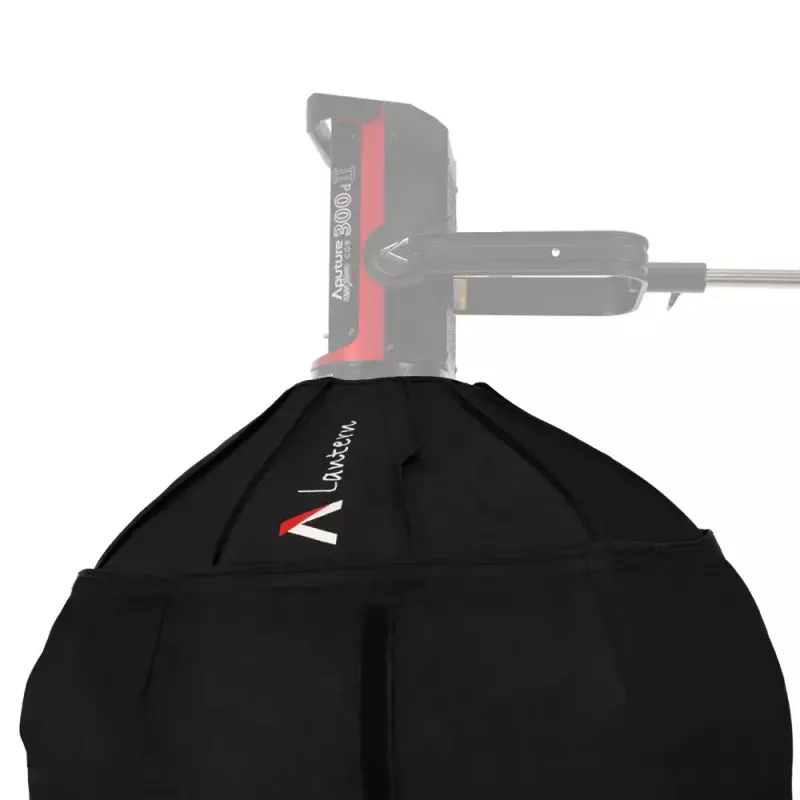 Aputure Lantern 90 juoda balta 90 cm difuzinis gaubtas spyruoklinis rėmas