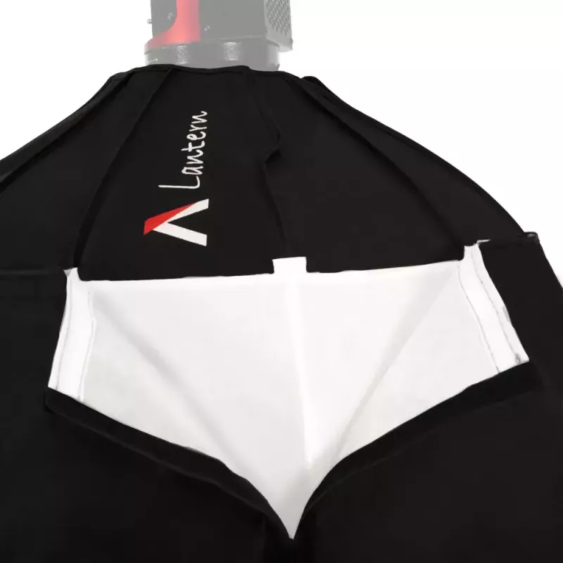 Aputure Lantern 90 juoda balta 90 cm difuzinis gaubtas spyruoklinis rėmas