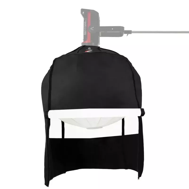 Aputure Lantern 90 juoda balta 90 cm difuzinis gaubtas spyruoklinis rėmas