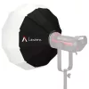 Aputure Lantern 90 juoda balta 90 cm difuzinis gaubtas spyruoklinis rėmas
