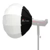 Aputure Lantern 90 juoda balta 90 cm difuzinis gaubtas spyruoklinis rėmas