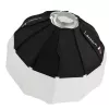 Aputure Lantern 90 juoda balta 90 cm difuzinis gaubtas spyruoklinis rėmas