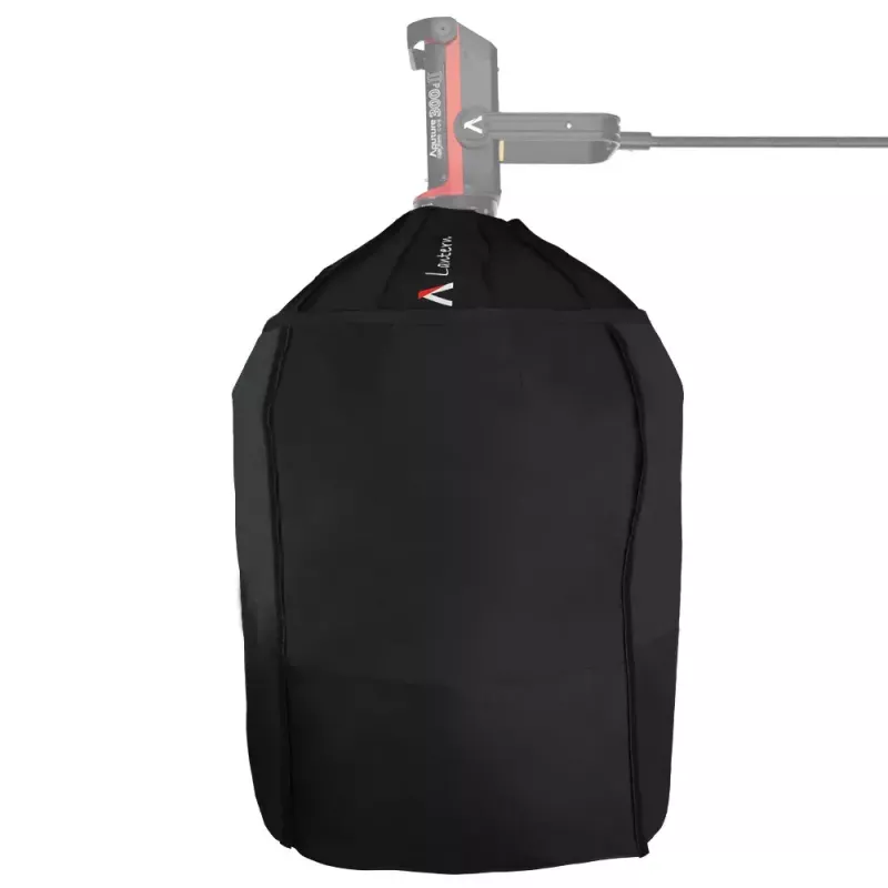 Aputure Lantern 90 juoda balta 90 cm difuzinis gaubtas spyruoklinis rėmas