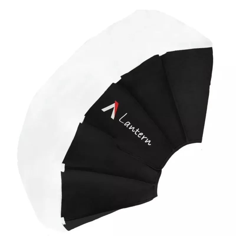 Aputure Lantern 90 juoda balta 90 cm difuzinis gaubtas spyruoklinis rėmas