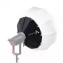 Aputure Lantern 90 juoda balta 90 cm difuzinis gaubtas spyruoklinis rėmas