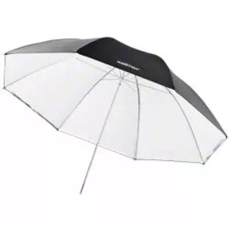 Skėtis Walimex 17655 Juoda Balta Skersmuo 109 cm Svoris 395 g