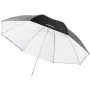 Skėtis Walimex 17655 Juoda Balta Skersmuo 109 cm Svoris 395 g
