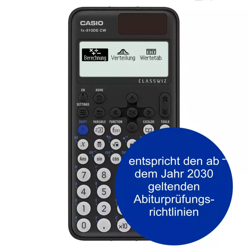 Mokslinis skaičiuotuvas Casio FX-810DE CX Pocket 12 skaitmenų Juoda