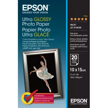 Epson Ultra Glossy Photo Paper - 10x15cm - 20 lapų