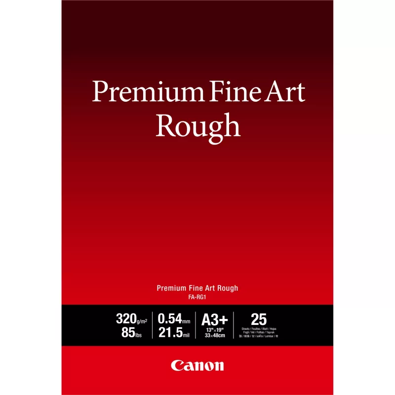 Canon FA-RG1 Premium Fine Art Rough Paper, A3 Plus, 25 lapai