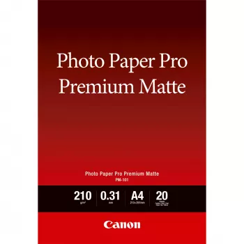 Canon PM-101 Premium Matte Photo Paper A4 - 20 lapų