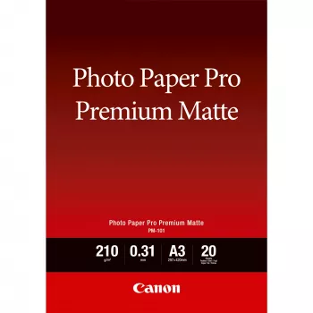Canon PM-101 Premium Matte Photo Paper A3 - 20 lapų