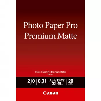 Canon PM-101 Premium Matte Photo Paper A3 Plus - 20 lapų