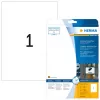 Lipnios spausdintuvo etiketės HERMA Labels A4 lauko plėvelė 210x297 mm