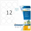 Lipnūs lipdukai HERMA 5067 A4 Ø 60 mm apvalūs balti