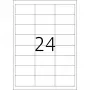 Lipnus spausdintuvo etiketės HERMA Labels hard-wearing A4 66x33,8 mm