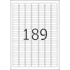 Lipnios spausdintuvo etiketės HERMA Labels Premium A4 25,4x10 mm 4725 vnt.