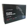 Monitoriaus laikiklis LC-Power LC-EQ-A49B 124.5 cm Juoda Spaustuvas 20 kg