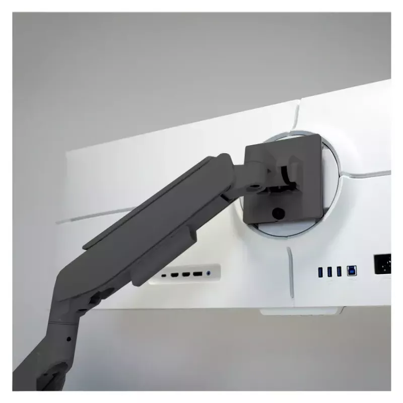 Monitoriaus laikiklis LC-Power LC-EQ-A49B 124.5 cm Juoda Spaustuvas 20 kg