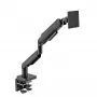 Monitoriaus laikiklis LC-Power LC-EQ-A49B 124.5 cm Juoda Spaustuvas 20 kg