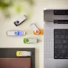 INTENSO Office Line USB atmintuko kelių vienetų pakuotė 5×64 GB, USB-A, USB 3.2 Gen 1, pasukamas, įvairiaspalvis