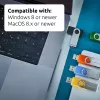 INTENSO Office Line USB atmintuko kelių vienetų pakuotė 5×64 GB, USB-A, USB 3.2 Gen 1, pasukamas, įvairiaspalvis