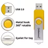 INTENSO Office Line USB atmintuko kelių vienetų pakuotė 5×64 GB, USB-A, USB 3.2 Gen 1, pasukamas, įvairiaspalvis