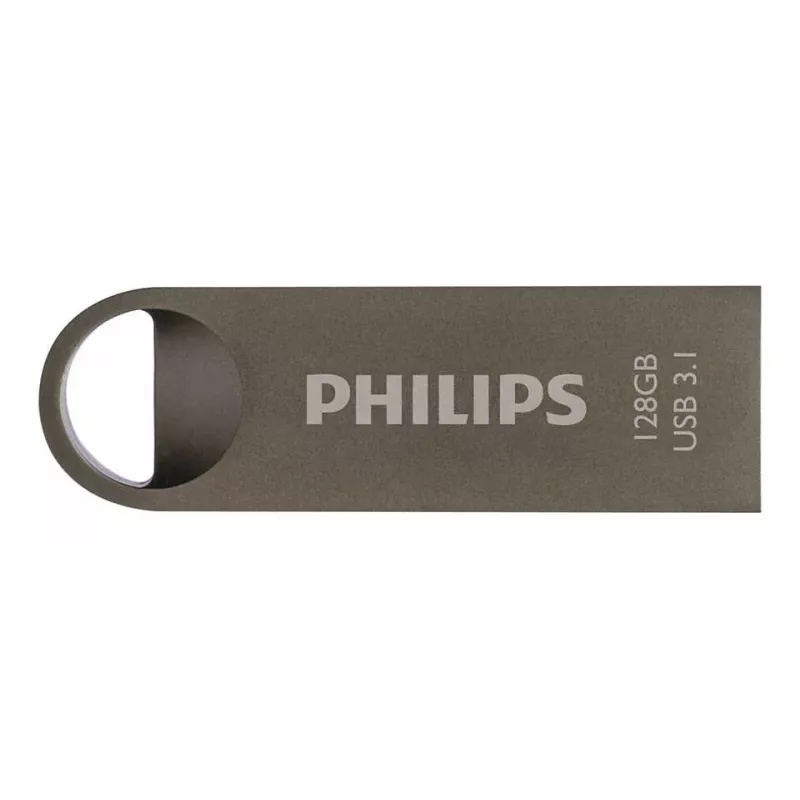 Philips Moon Edition 3.1 USB atmintinė 128 GB USB Type-A 3.2 Gen 1 (3.1 Gen 1) Pilka