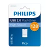 Philips Pico USB atmintukas 128 GB USB Type-A 2.0 Oranžinė, Balta