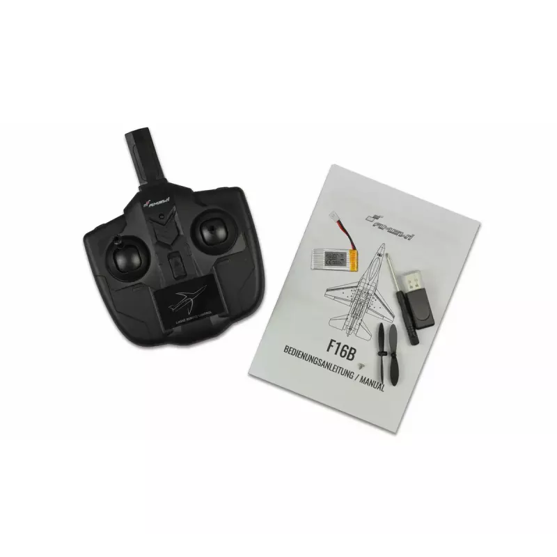 Naikintuvas Amewi F16B su elektriniu varikliu, 300 mAh