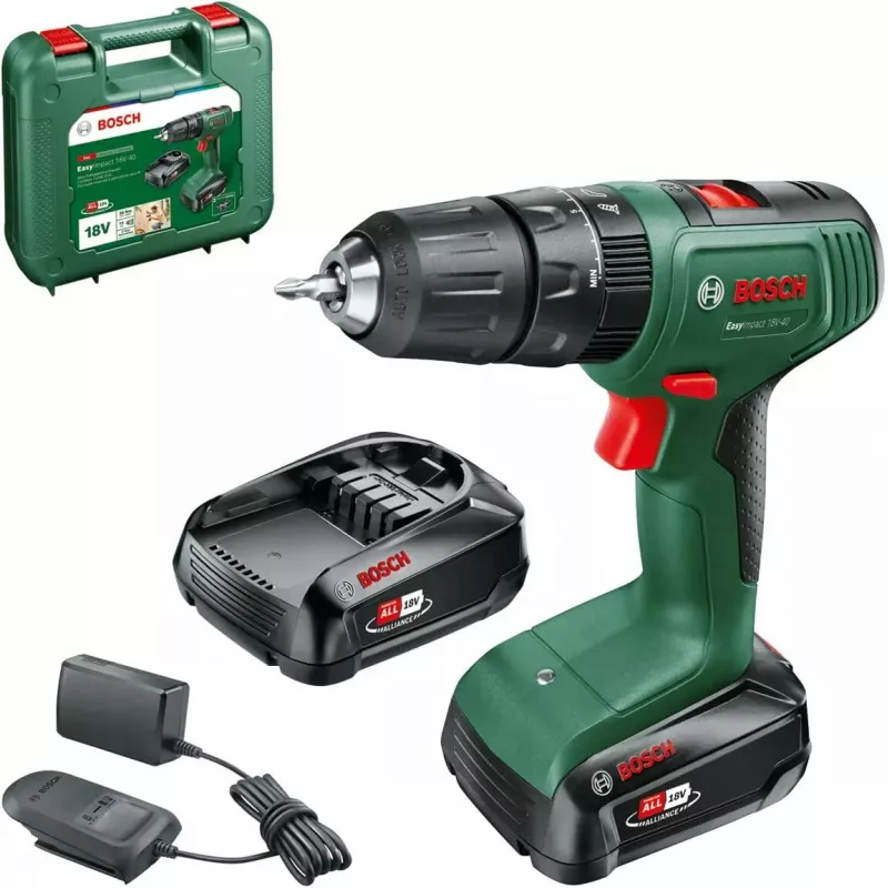 Bosch EasyImpact 18V-40 1630 RPM juoda, žalia