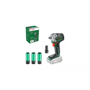 Bosch UniversalImpactDrive 18V-350 (Įrankis be baterijos + šešiabriaunis adapteris + 3 veržlės 17, 19, 21 mm)
