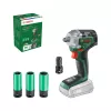 Bosch UniversalImpactDrive 18V-350 (Įrankis be baterijos + šešiabriaunis adapteris + 3 veržlės 17, 19, 21 mm)