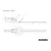 Metabo HS 18 LTX 55 Dviejų ašmenų 2,6 kg Baterija 18 V ličio jonų