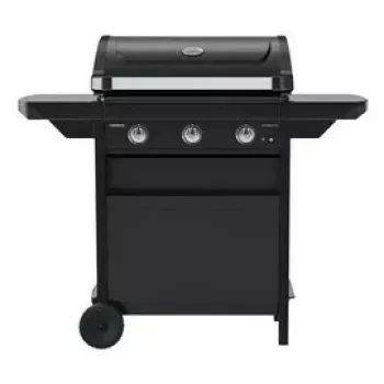 Kepsninė Campingaz Compact 3 L 7500 W dujinė juoda statinės tipo